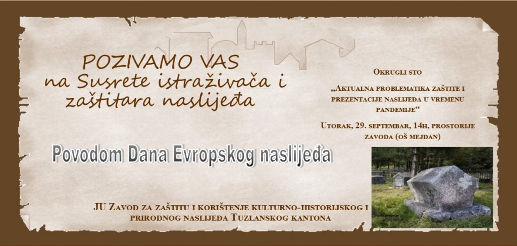 POZIVNICA povodom dana Evropskog naslijeđa